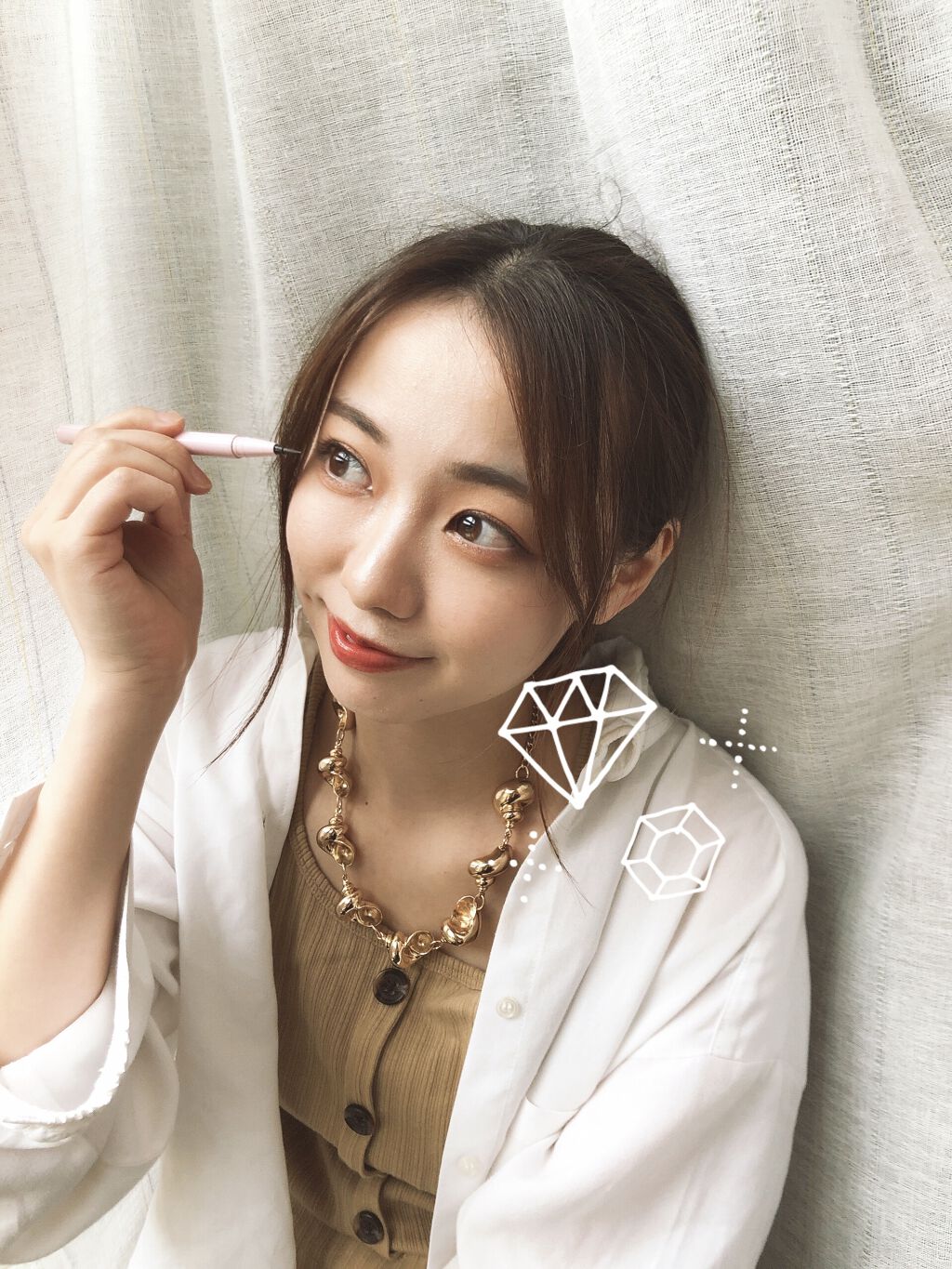 ロング ラスティング アイライナー/DAISY DOLL by MARY QUANT/リキッドアイライナーを使ったクチコミ（2枚目）