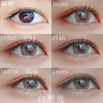 THEPIEL シエスタ Siestaのクチコミ「5色入りコスパ最強カラコン
こんばんは〜🌙みーです!
今回は1箱で5.....」(2枚目)