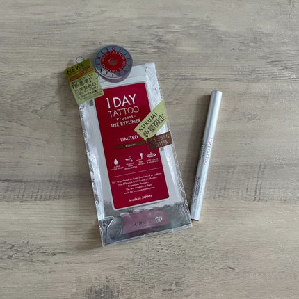 1DAY TATTOO プロキャスト ザ・アイライナー/K-パレット/リキッドアイライナーを使ったクチコミ(1枚目)