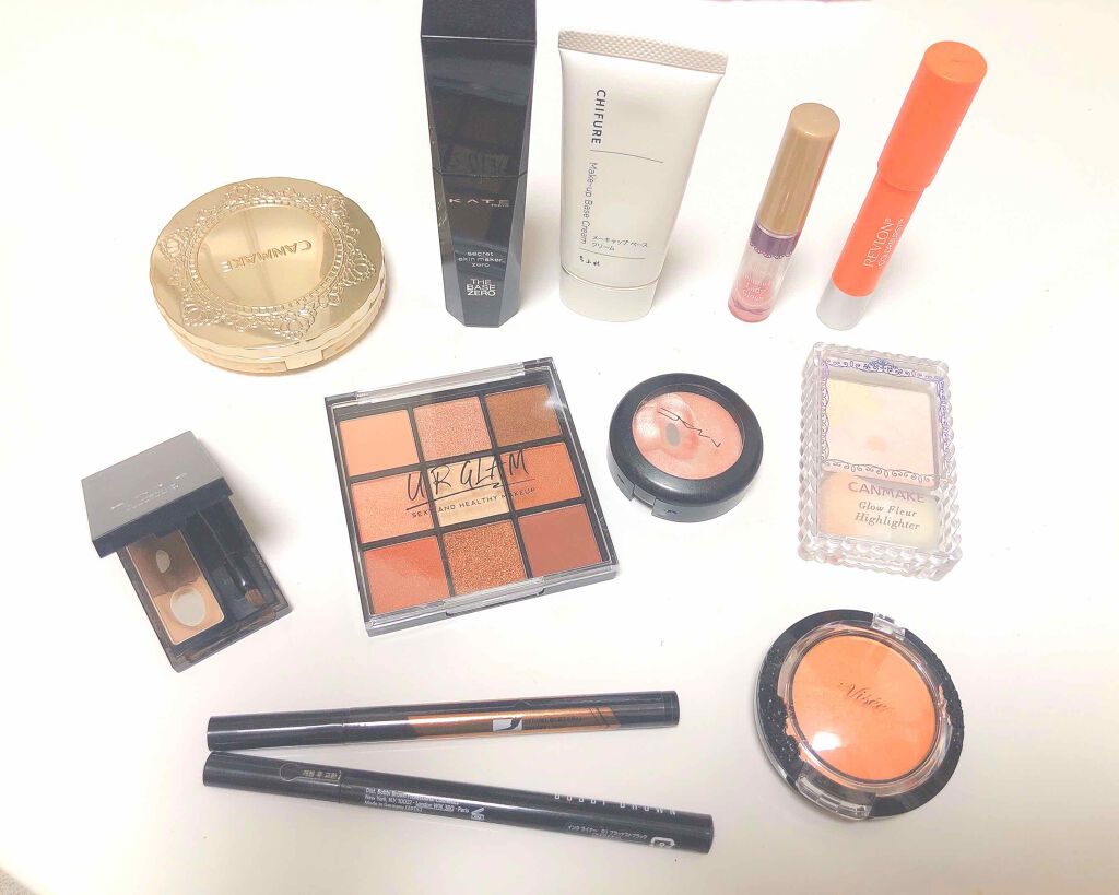 UR GLAM　BLOOMING EYE COLOR PALETTE/U R GLAM/アイシャドウパレットを使ったクチコミ（1枚目）