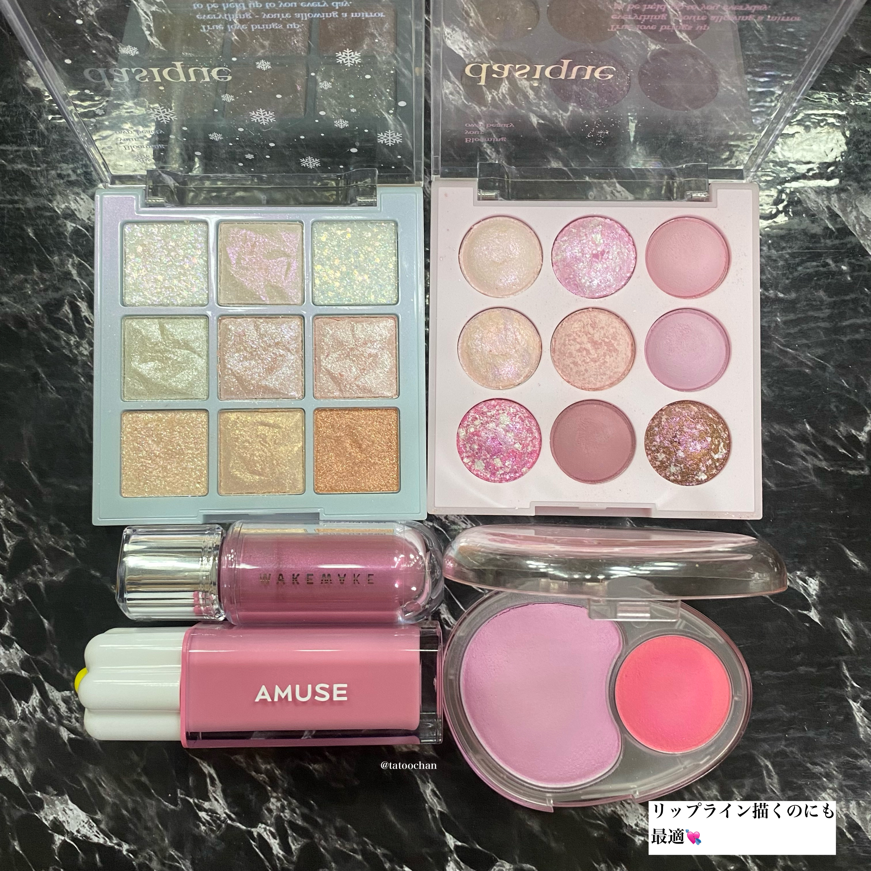 デュアルチークメロウ/fwee/ジェル・クリームチークを使ったクチコミ（2枚目）