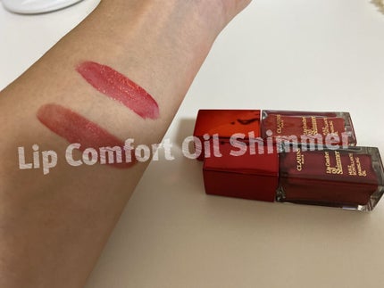 Lip Comfort Oil Shimmer/CLARINS/リップグロスを使ったクチコミ(3枚目)