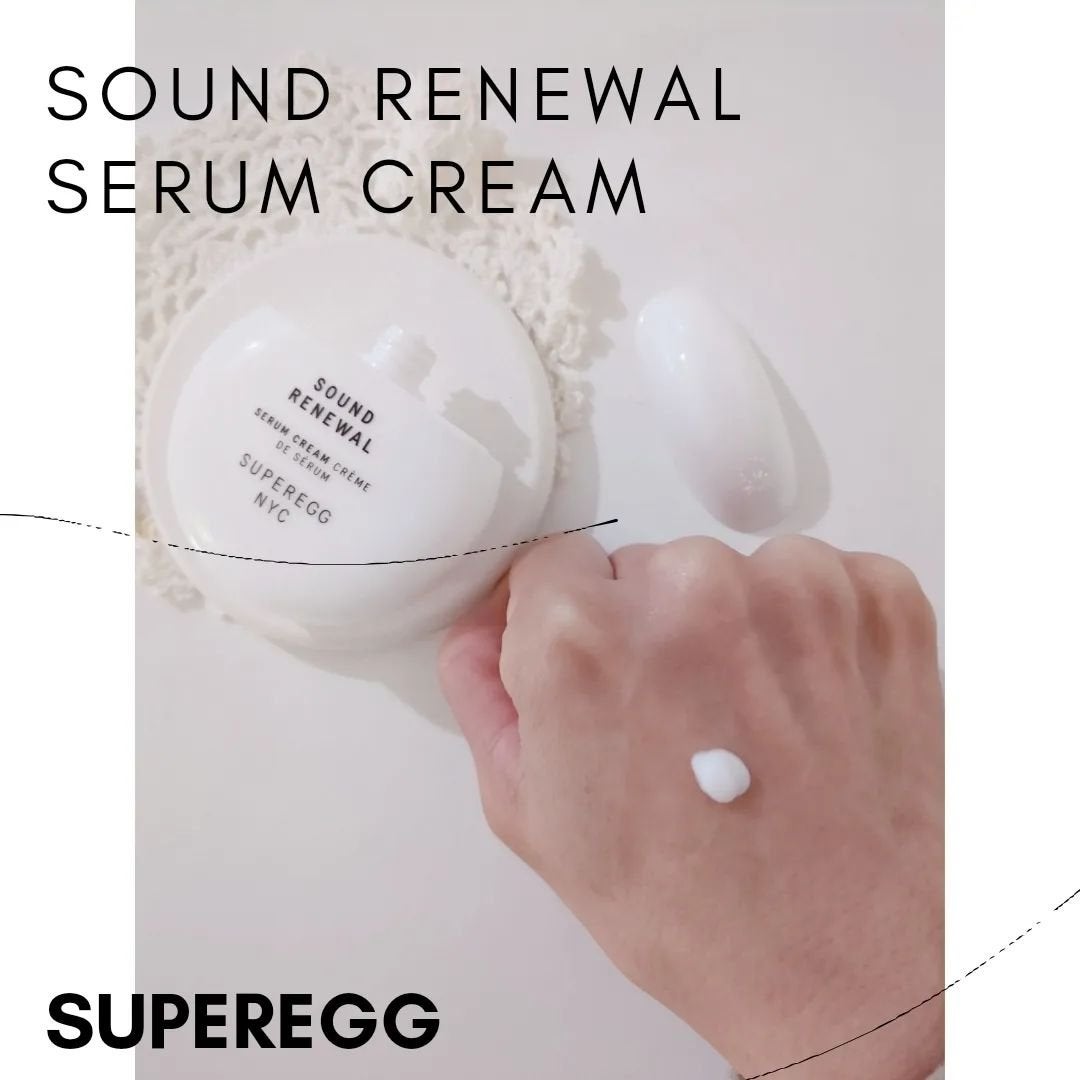 サウンド リニューアル セラムクリーム/SUPEREGG /フェイスクリームを使ったクチコミ(3枚目)