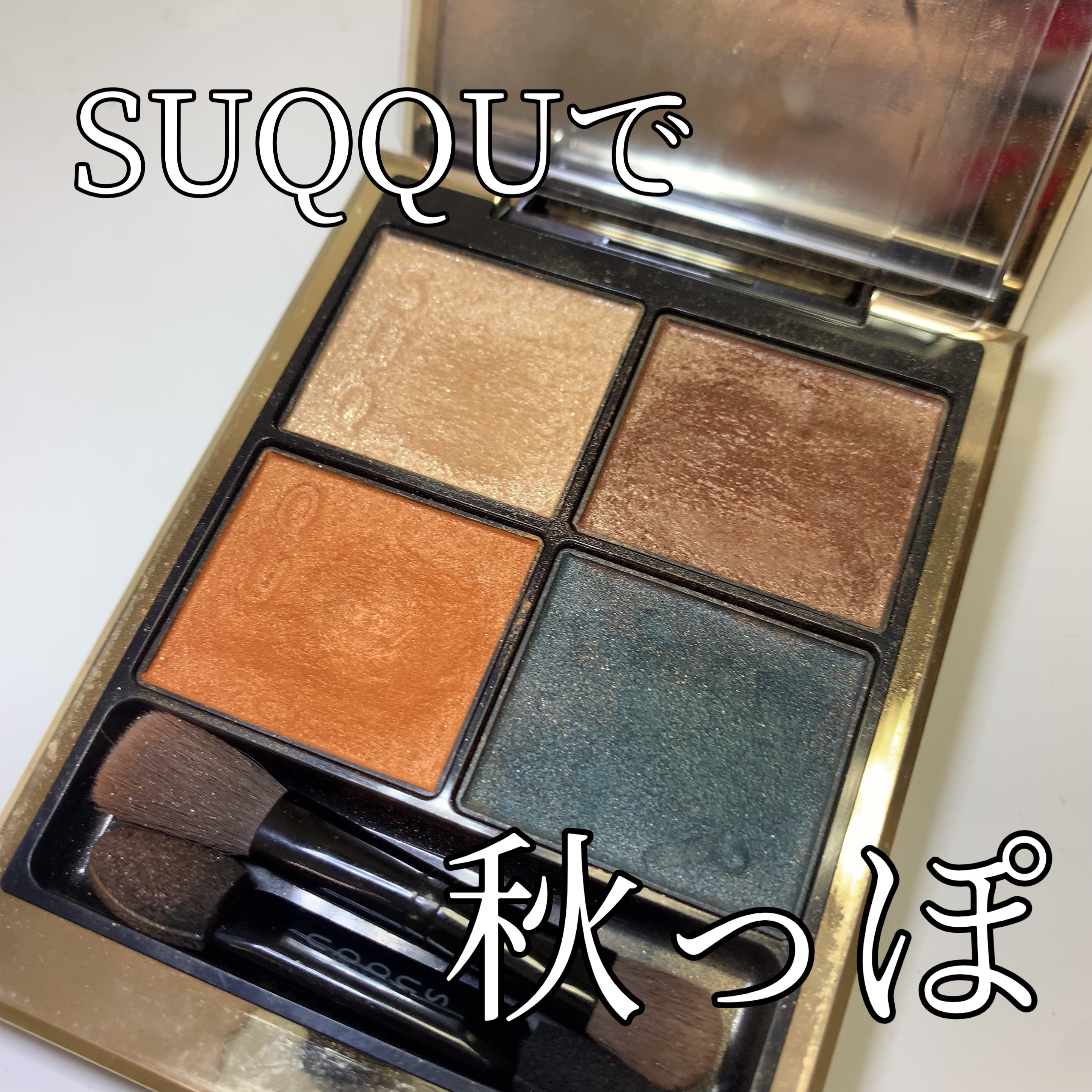 シグニチャー カラー アイズ 08 風撫 -KAZENADE-/SUQQU/アイシャドウパレットを使ったクチコミ（1枚目）