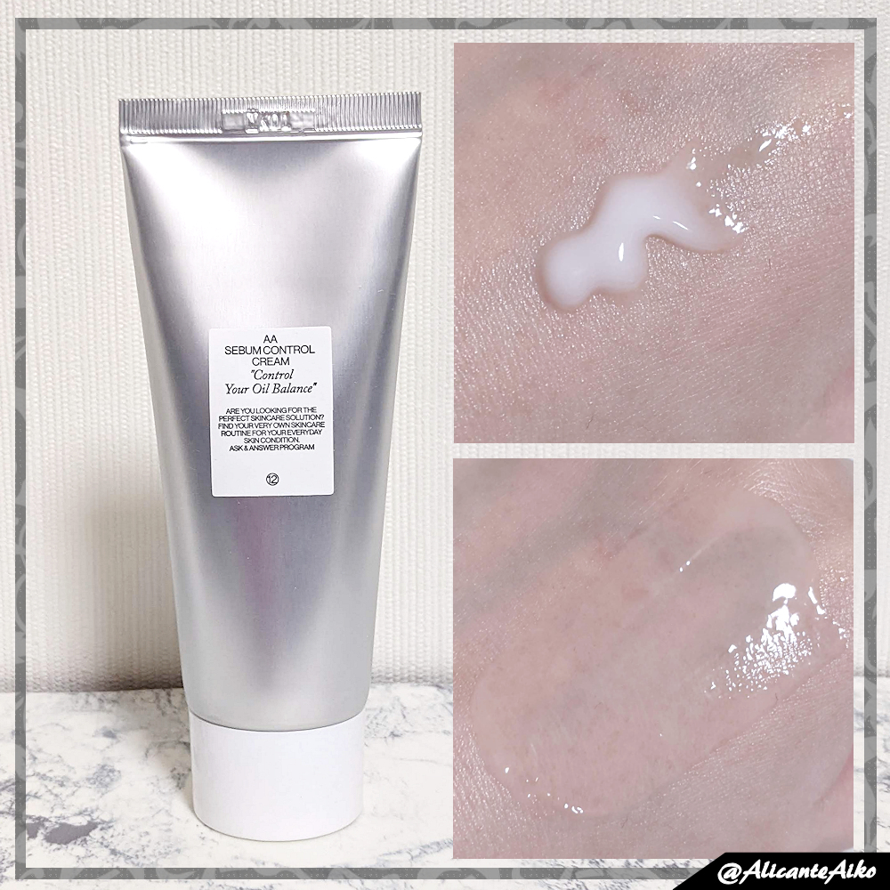 AA SEBUM CONTROL CERAM /Shangpree/フェイスクリームを使ったクチコミ（2枚目）