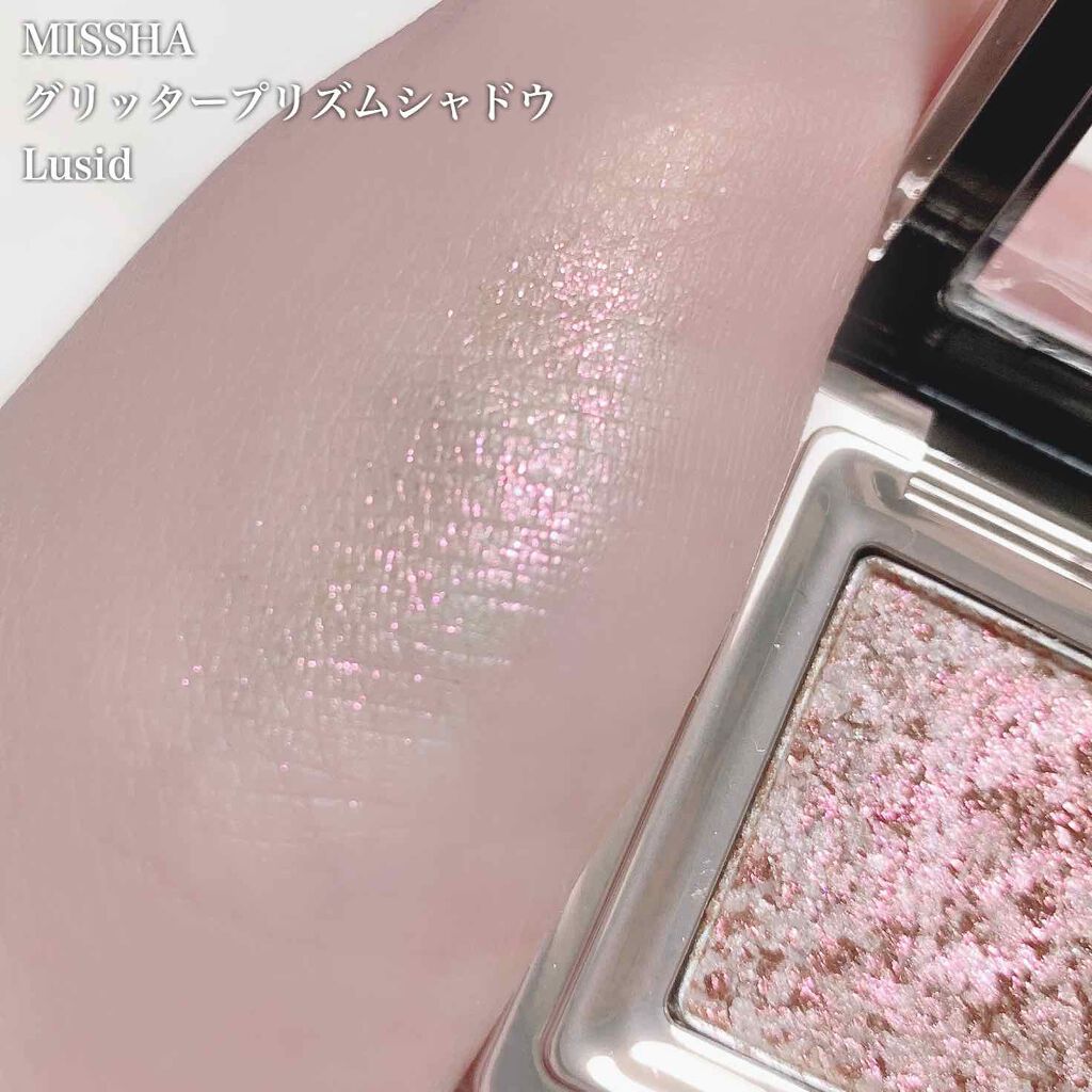 グリッタープリズム シャドウ/MISSHA/グリッターを使ったクチコミ(1枚目)