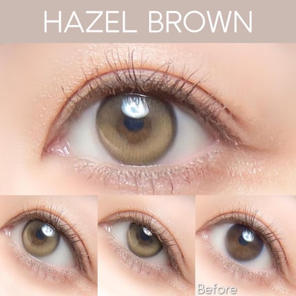 ピュアリティーシャインワンデー(PURITYSHINE 1day)/OLOLA/ワンデー(1DAY)カラコンを使ったクチコミ(3枚目)