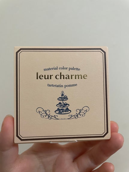 マテリアルカラーパレット/leur charme/アイシャドウパレットを使ったクチコミ(1枚目)