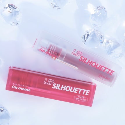 リップシルエットマットベルベットティント/i’m meme/リップティントを使ったクチコミ(5枚目)