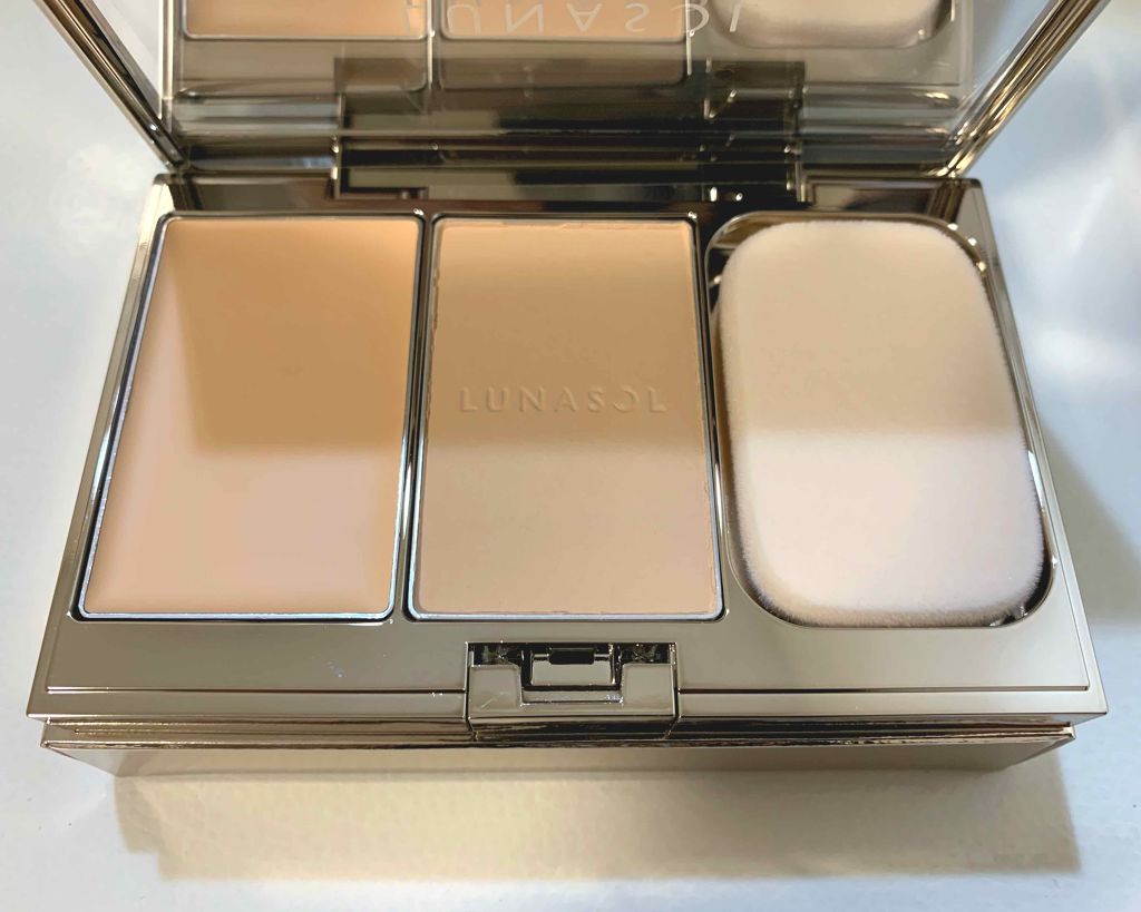 グロウイングヴェールフィニッシュ/LUNASOL/パウダーファンデーションを使ったクチコミ（1枚目）