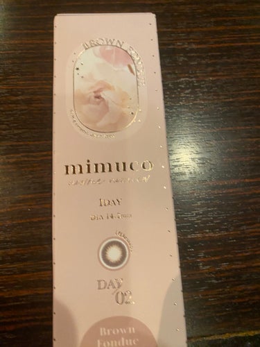 mimuco 1day ブラウンフォンデュ/mimuco/ワンデー（１DAY）カラコンを使ったクチコミ（1枚目）