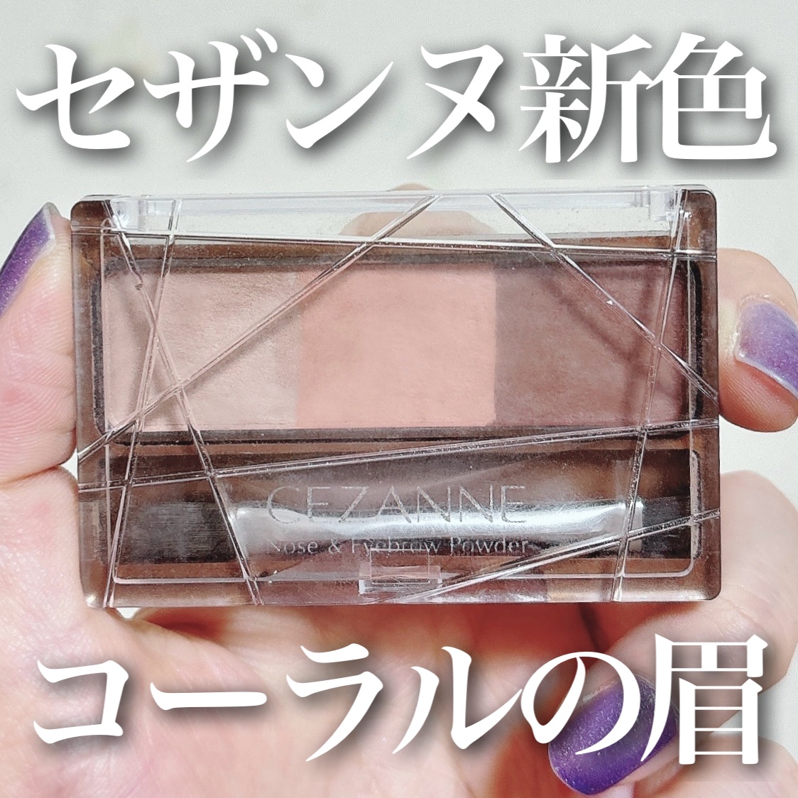 ノーズ＆アイブロウパウダー/CEZANNE/パウダーアイブロウを使ったクチコミ（1枚目）