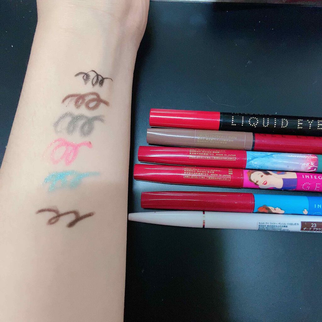 アイ ライナー ペンシル くり出し式/ちふれ/ペンシルアイライナーを使ったクチコミ（2枚目）