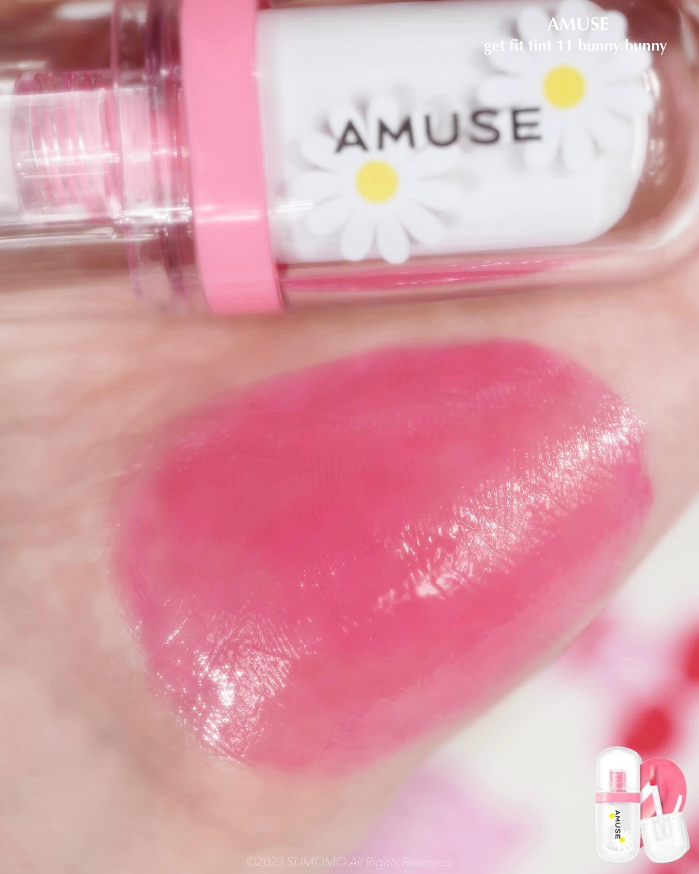 ジェルフィットティント/AMUSE/リップティントを使ったクチコミ（3枚目）