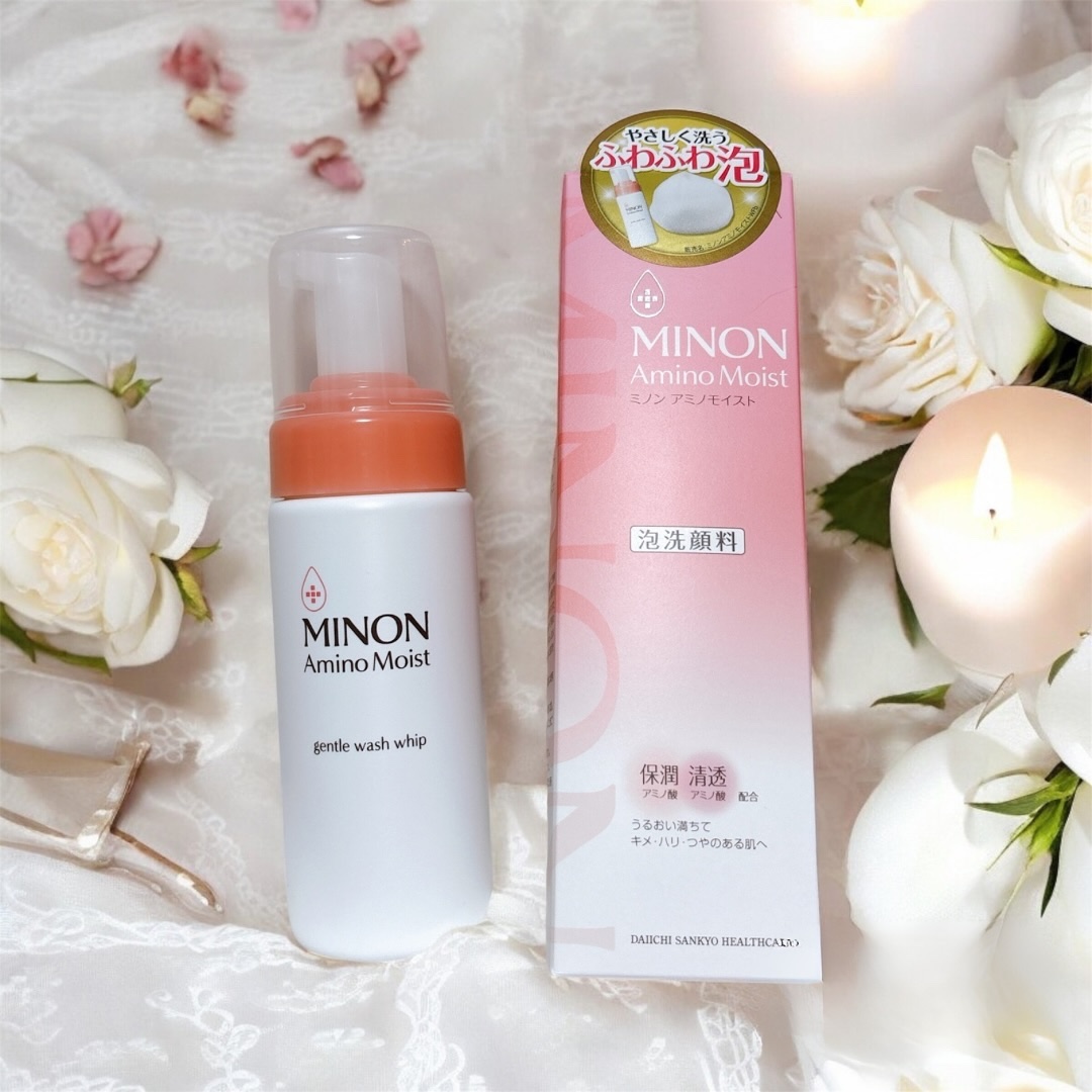 ミノン アミノモイスト ジェントルウォッシュ ホイップ/ミノン/泡洗顔を使ったクチコミ（1枚目）