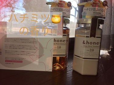 ディープモイスト シャンプー1.0／ヘアトリートメント2.0/&honey/シャンプー・コンディショナーを使ったクチコミ（1枚目）