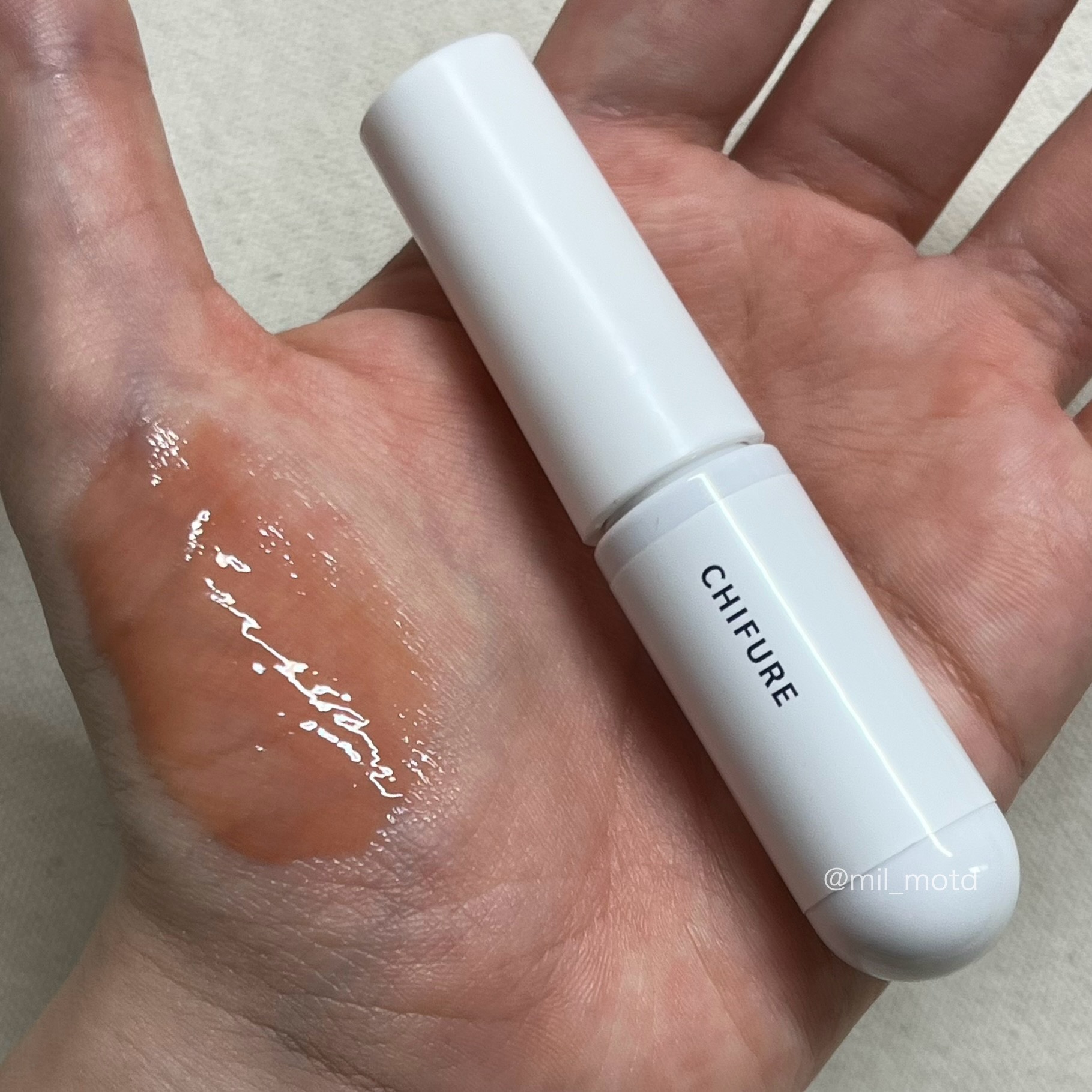 ティント リップ ジェル/ちふれ/リップティントを使ったクチコミ（2枚目）