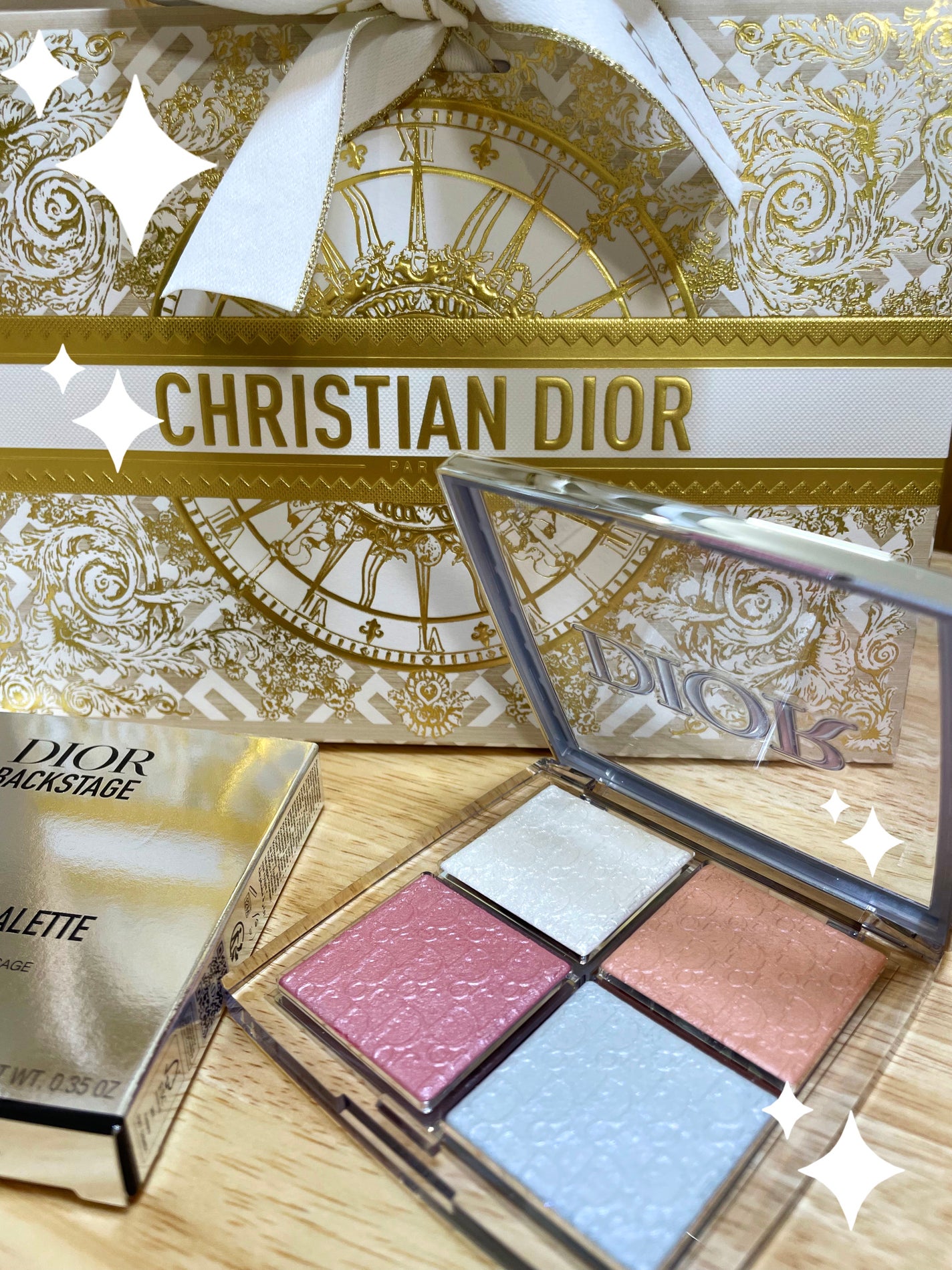 ディオール バックステージ フェイス グロウ パレット/Dior/ハイライトを使ったクチコミ(1枚目)