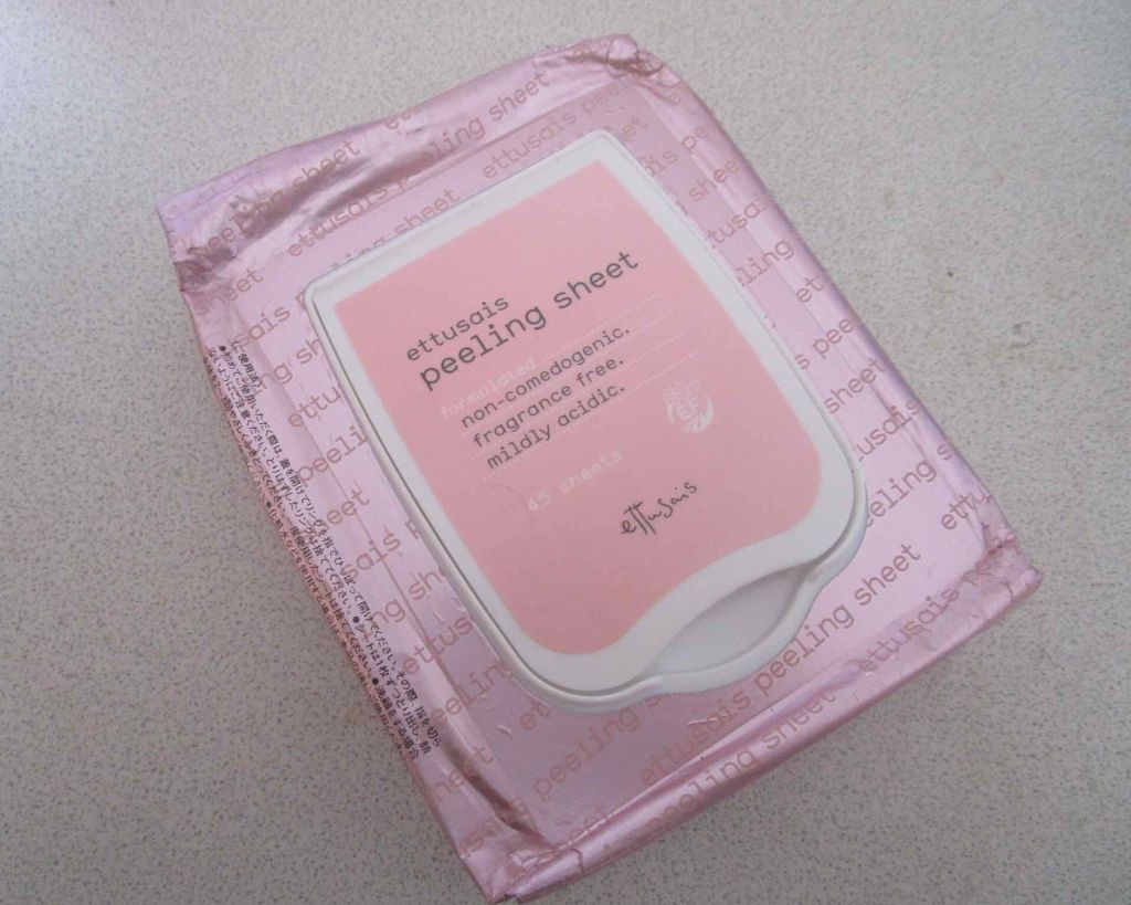 ふきとりピーリングシート しっとり/ettusais/ピーリングを使ったクチコミ(1枚目)