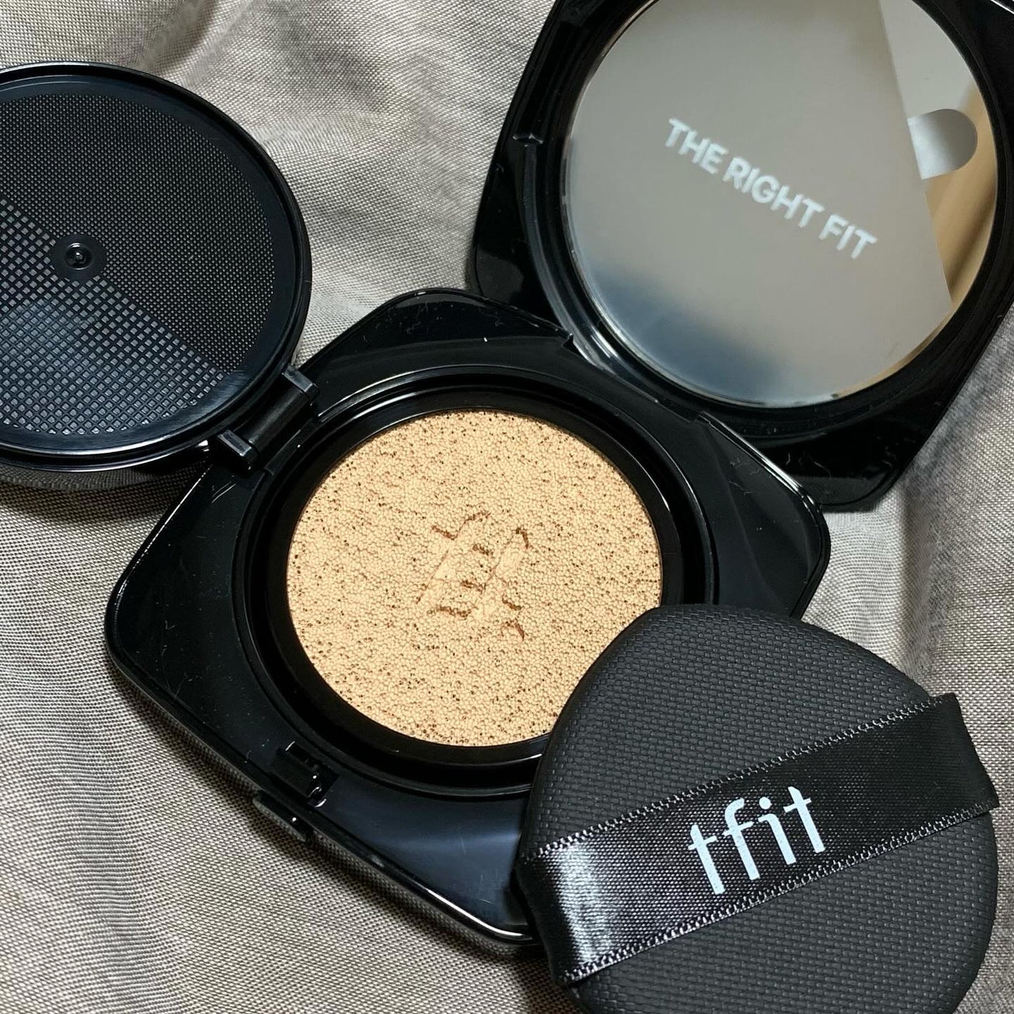 レイヤリングフィット グロークッションEX/TFIT/クッションファンデーションを使ったクチコミ(1枚目)