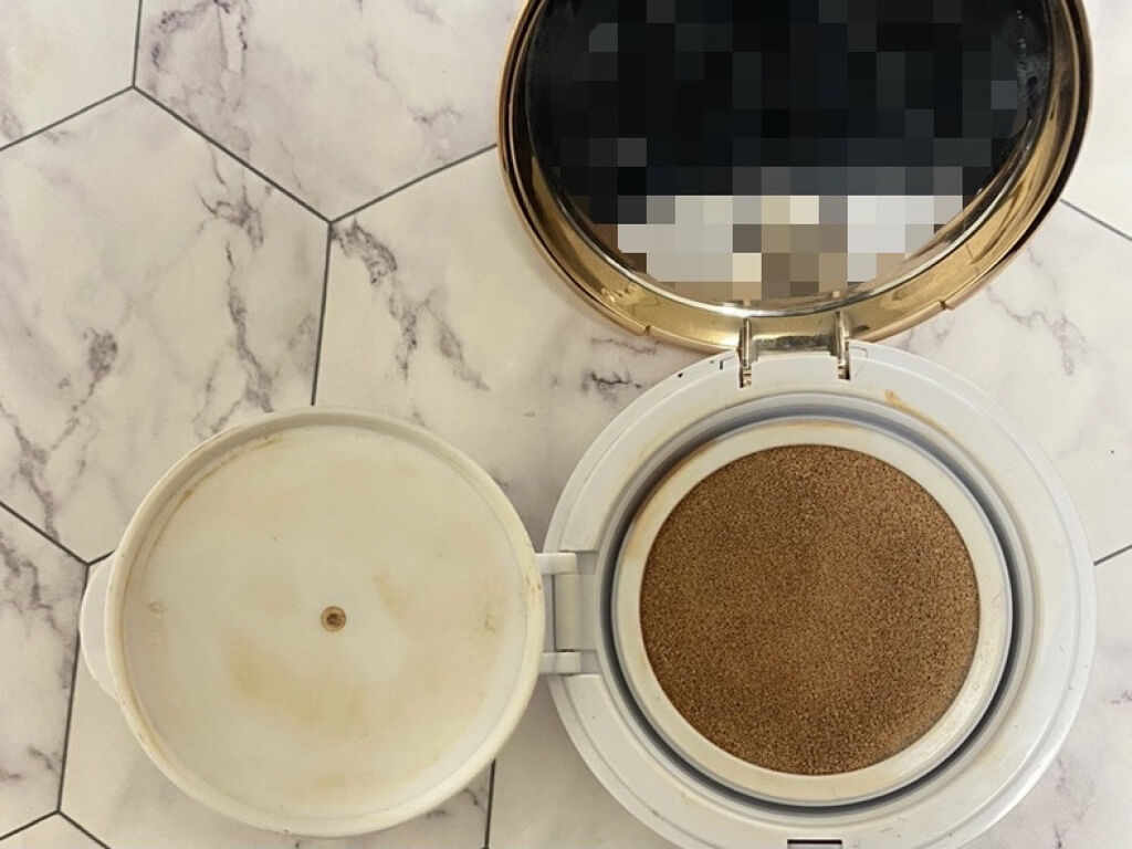 M クッション ファンデーション(モイスチャー) No.21/MISSHA/クッションファンデーションを使ったクチコミ（3枚目）