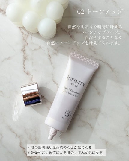 マルチプロテクション デイセラム UV/インフィニティ/日焼け止めクリームを使ったクチコミ(4枚目)
