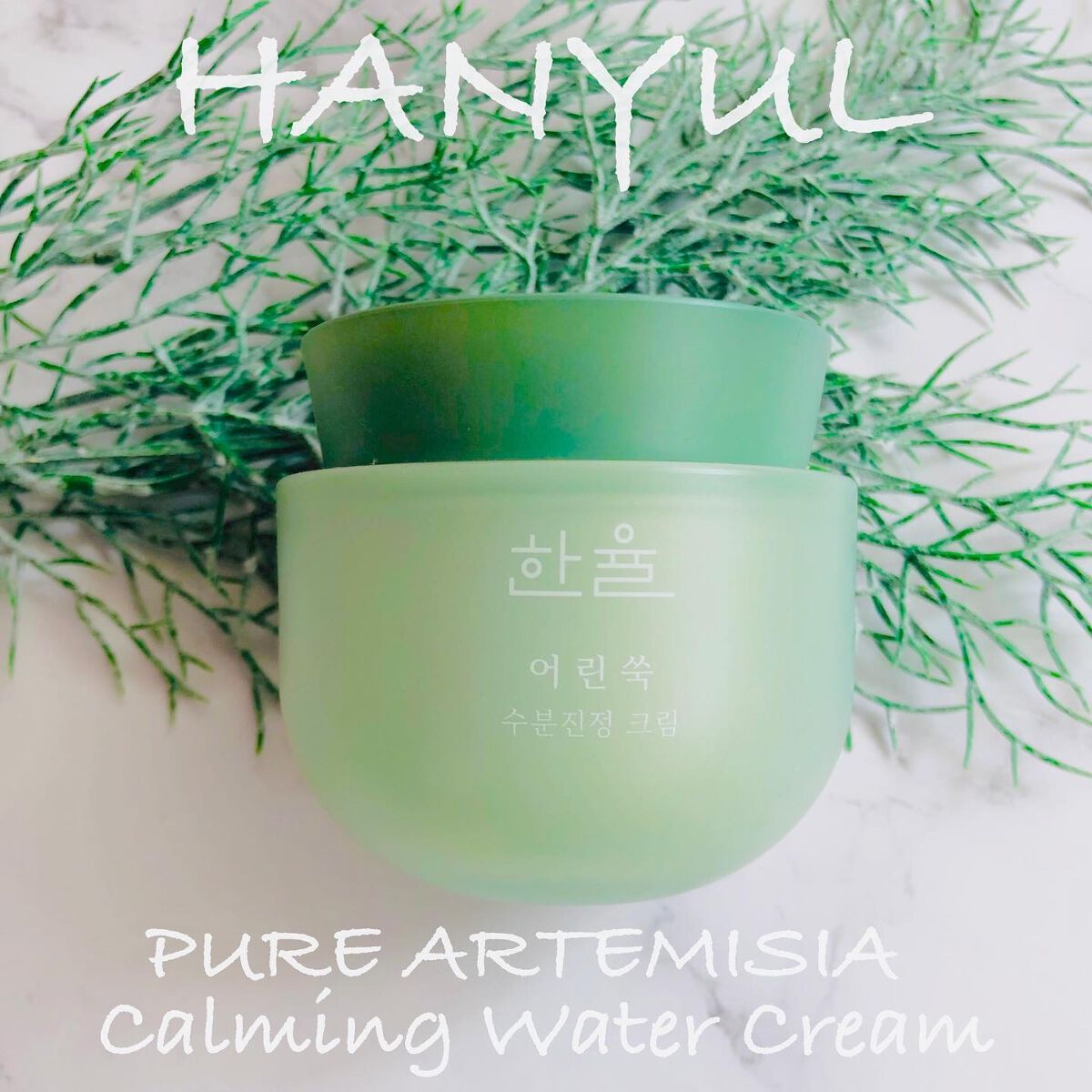 ピュアアルテミシア カーミングウォータークリーム/HANYUL(ハンユル)/フェイスクリームを使ったクチコミ(1枚目)