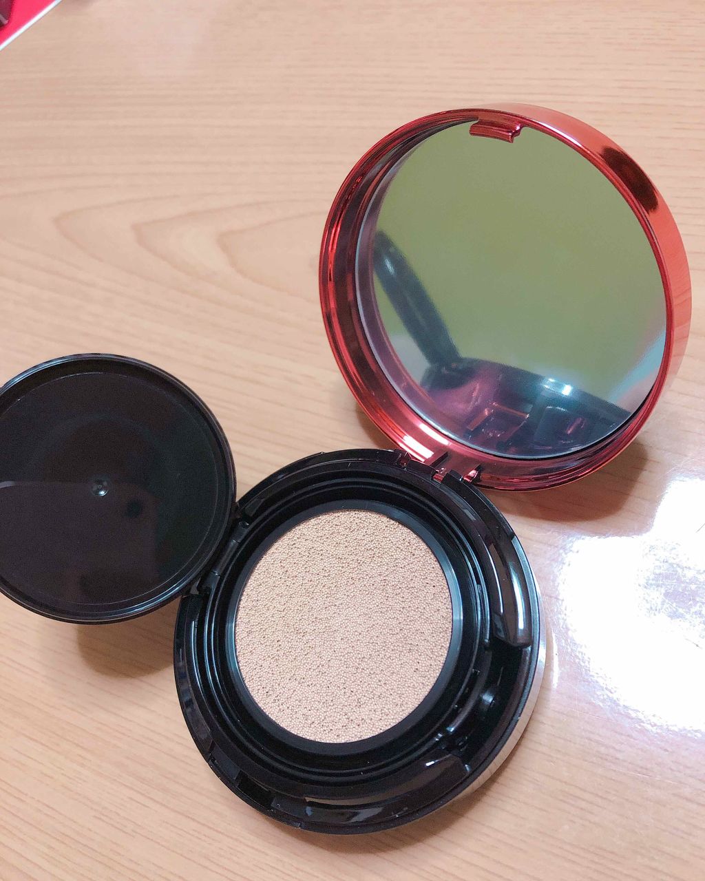 デュアルカバー クッション/APRILSKIN/クッションファンデーションを使ったクチコミ（2枚目）