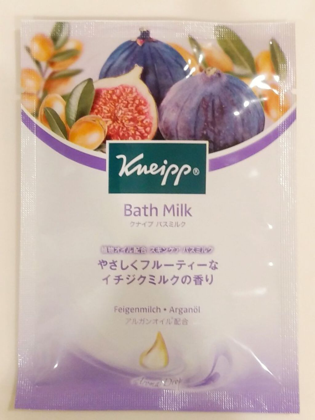 バスミルク イチジクミルクの香り/クナイプ/保湿系入浴剤を使ったクチコミ(1枚目)