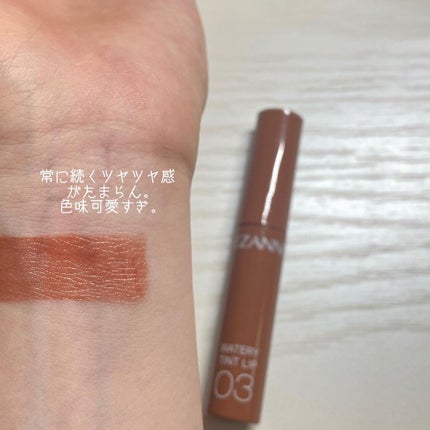 ウォータリーティントリップ/CEZANNE/リップティントを使ったクチコミ(2枚目)
