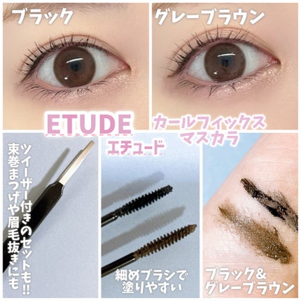カールフィックスマスカラ/ETUDE/マスカラを使ったクチコミ(2枚目)