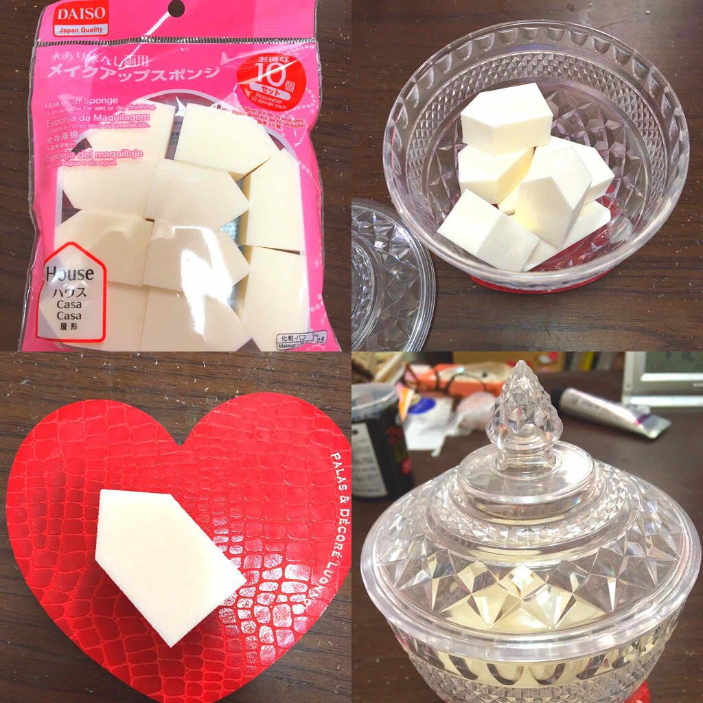ハイソフト メイクアップスポンジ/DAISO/パフ・スポンジを使ったクチコミ（1枚目）