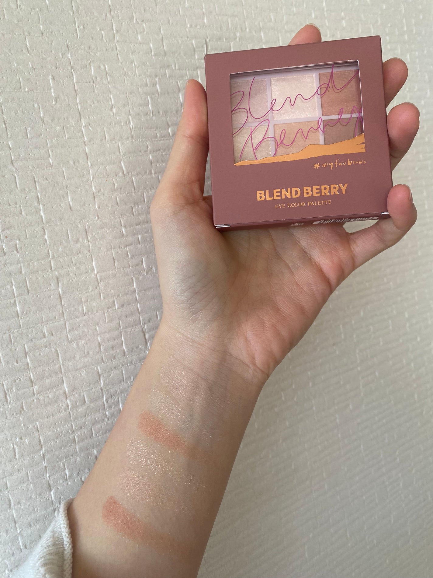 オーラクリエイション/BLEND BERRY/アイシャドウパレットを使ったクチコミ(6枚目)