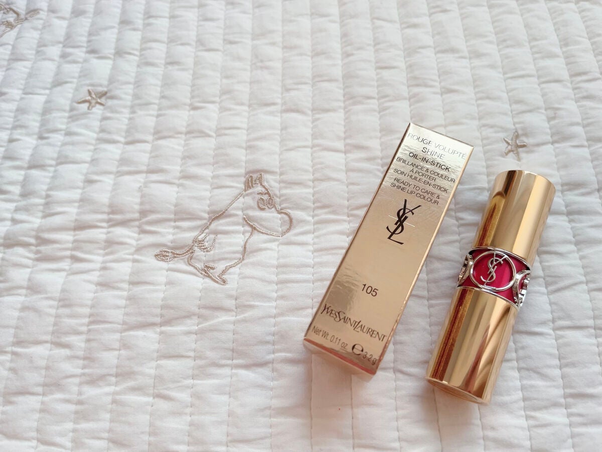 ルージュ ヴォリュプテ シャイン/YVES SAINT LAURENT BEAUTE/口紅を使ったクチコミ(1枚目)