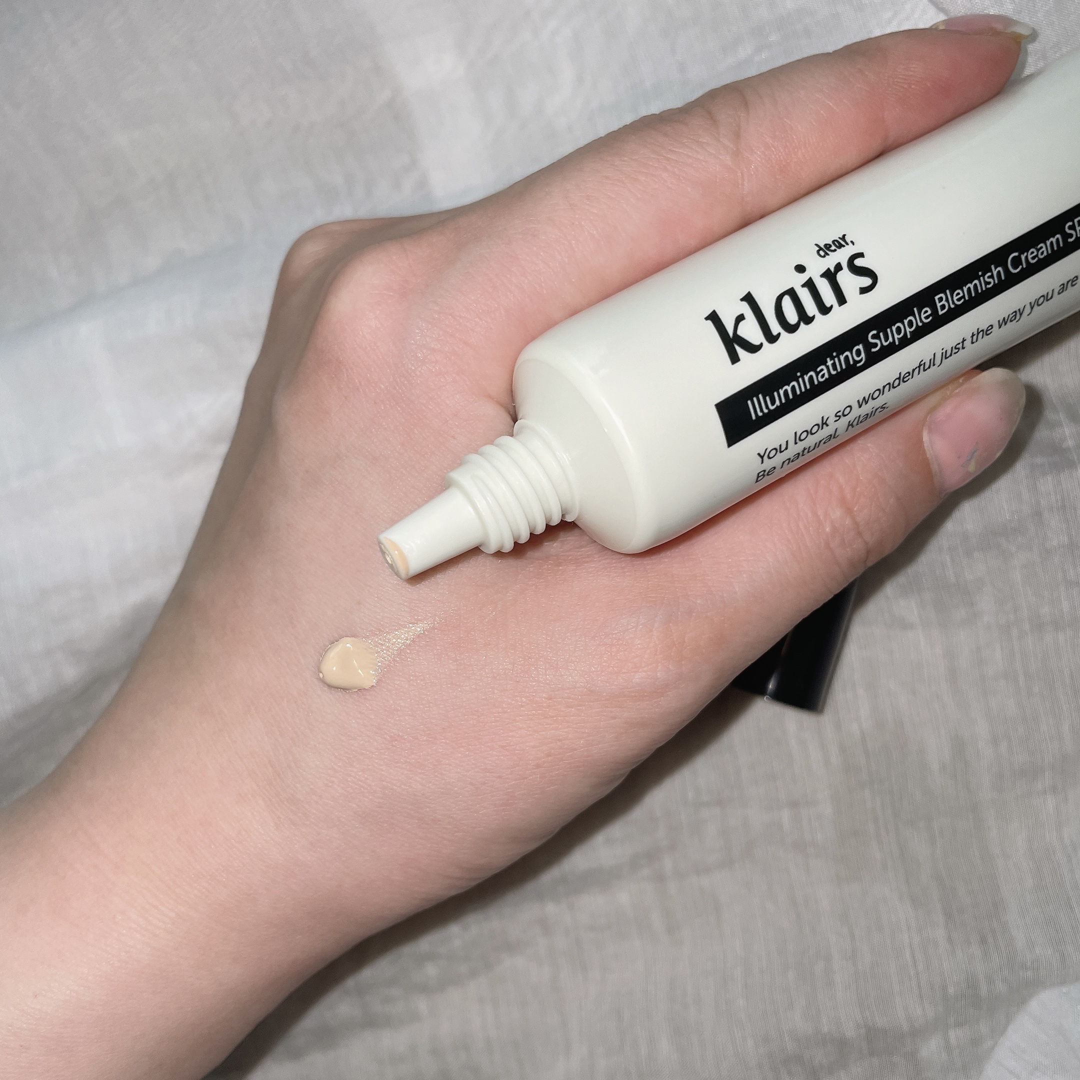 イルミネーティングサプルブレミッシュクリーム(40ml)/Klairs/化粧下地を使ったクチコミ（2枚目）