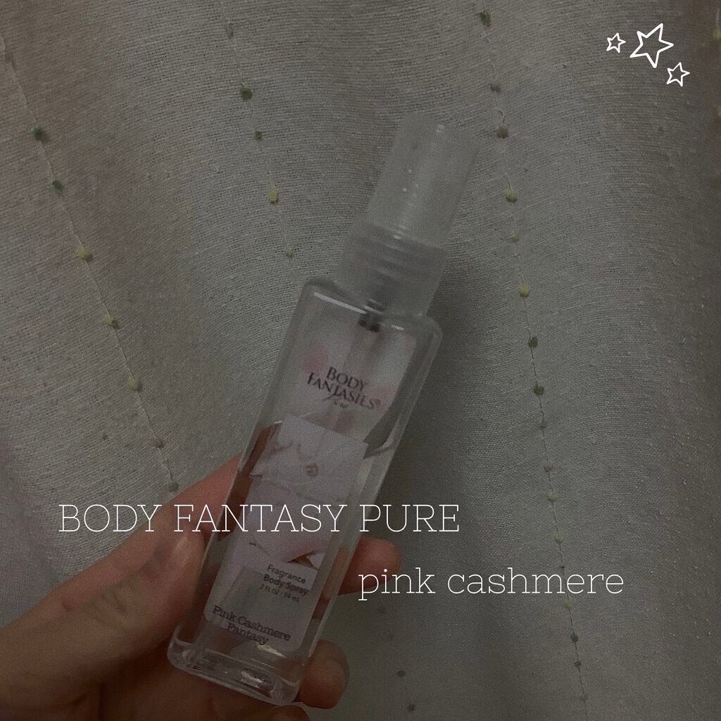 ボディファンタジーピュアボディスプレー ピンクカシミアの香り/ドン・キホーテ/香水(レディース)を使ったクチコミ(1枚目)