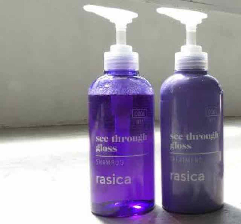 シースルーグロスシャンプー/トリートメント/rasica/市販シャンプーを使ったクチコミ(2枚目)