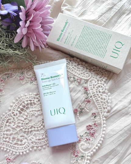 バイオームレメディパープルトーンアップUVクリーム/UIQ/日焼け止めクリームを使ったクチコミ(5枚目)