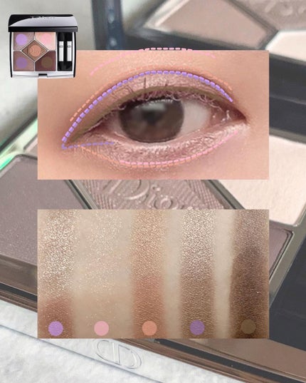 【旧】サンク クルール クチュール/Dior/アイシャドウパレットを使ったクチコミ(6枚目)