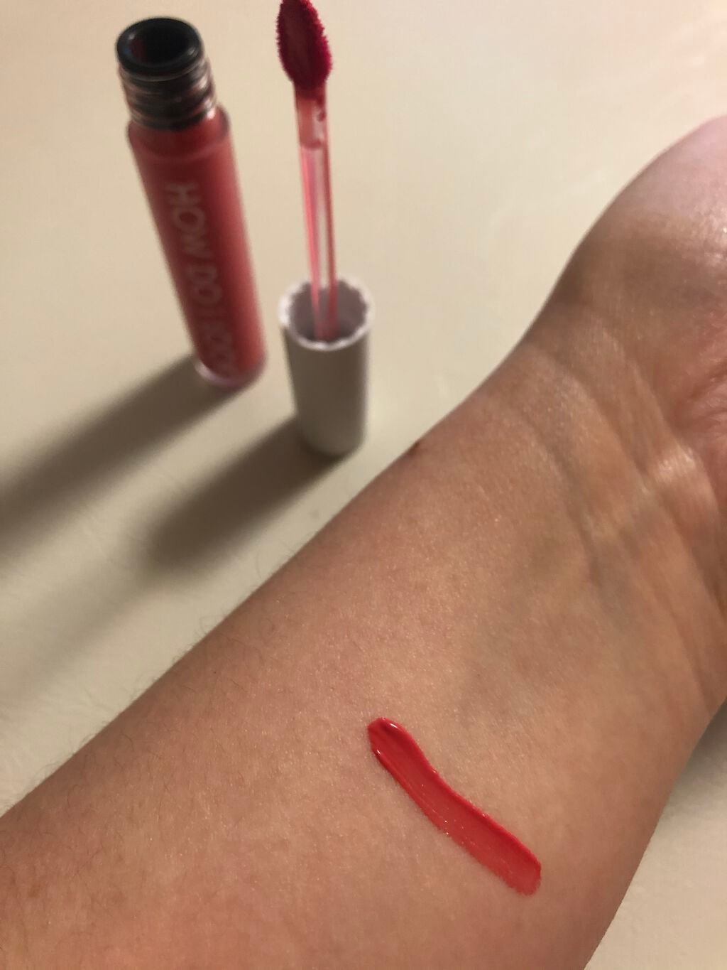 エマルジョンリップティント/HOWDOiLOOK/リップティントを使ったクチコミ(6枚目)