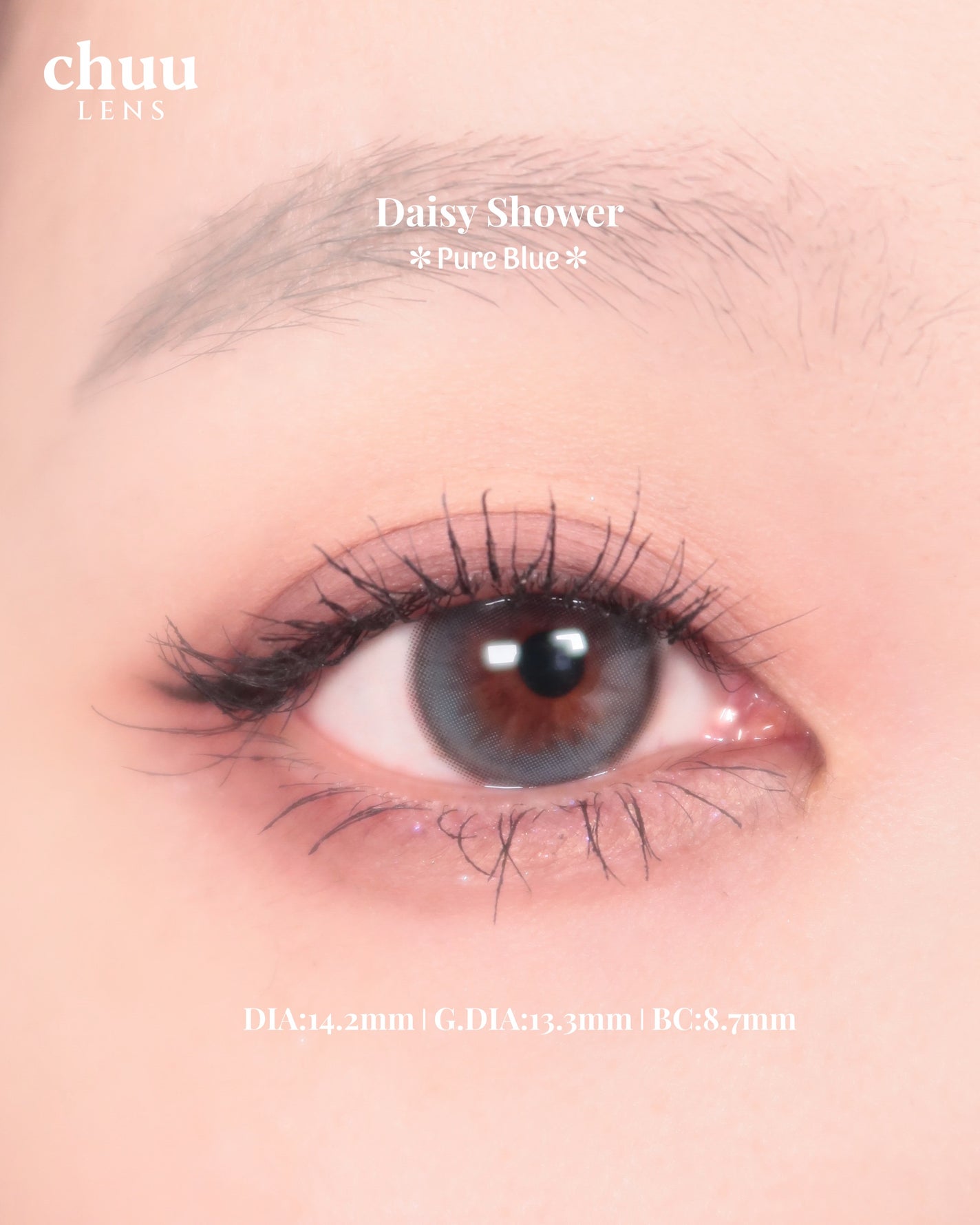 Daisy Shower 1Day/chuu LENS/ワンデー(1DAY)カラコンを使ったクチコミ(5枚目)