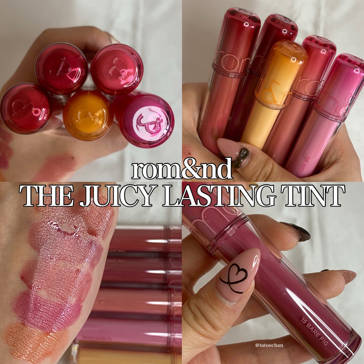 ザ ジューシーラスティングティント/rom&nd/リップティントを使ったクチコミ(1枚目)