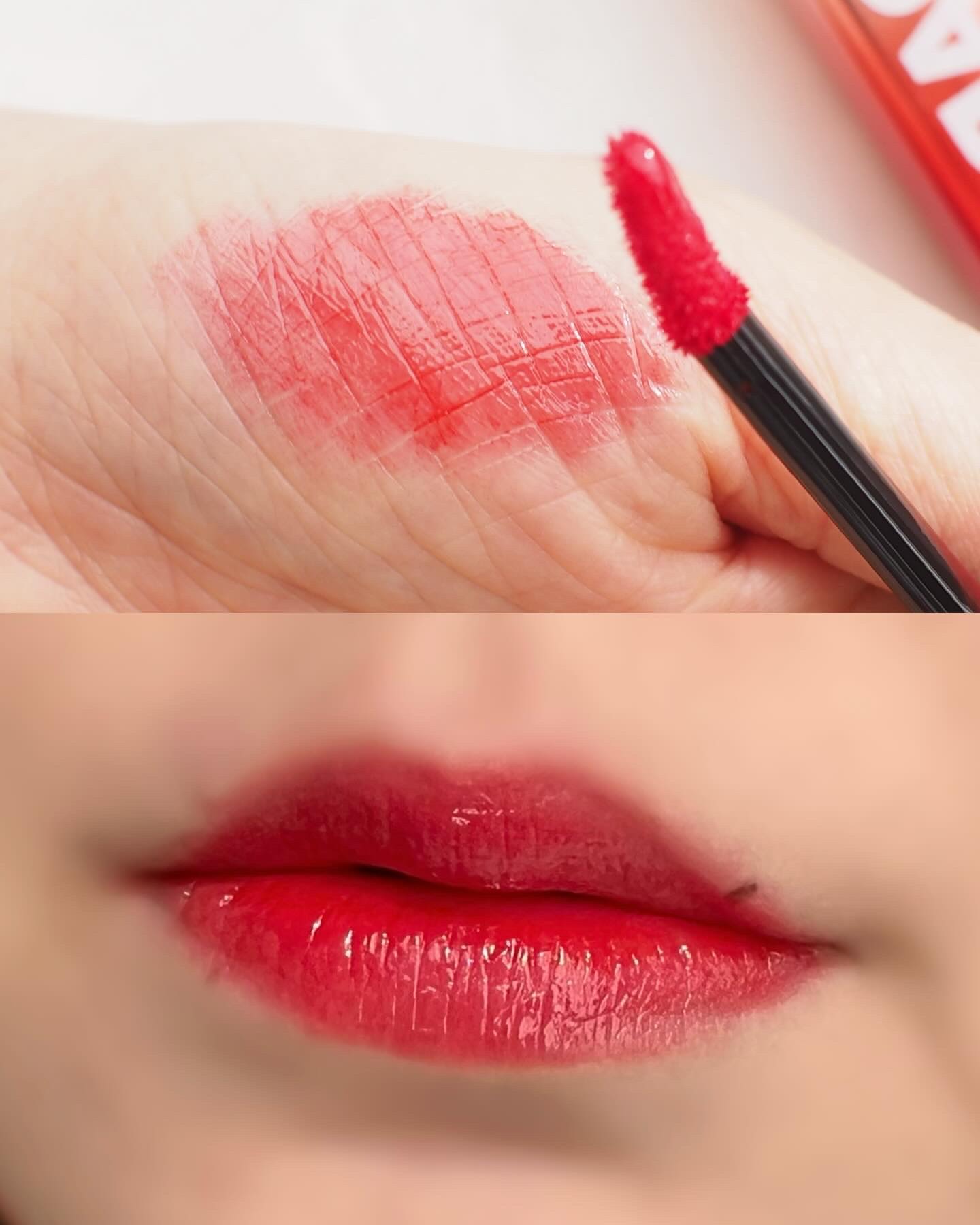 デアティント　ミラースリーク/MISSHA/リップグロスを使ったクチコミ（3枚目）