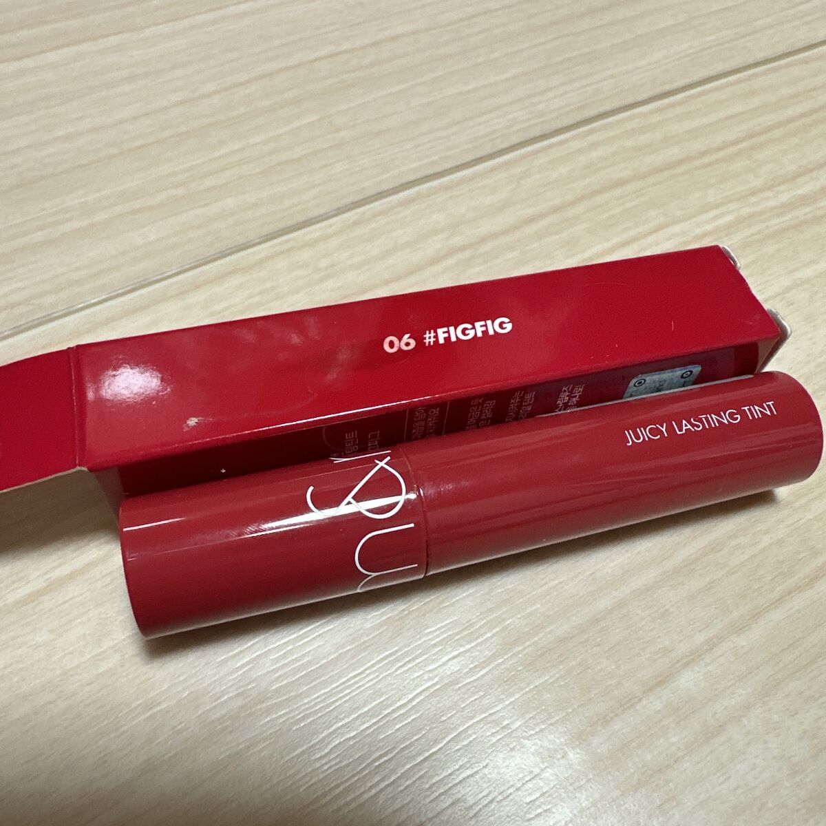 ジューシーラスティングティント/rom&nd/リップティントを使ったクチコミ(1枚目)