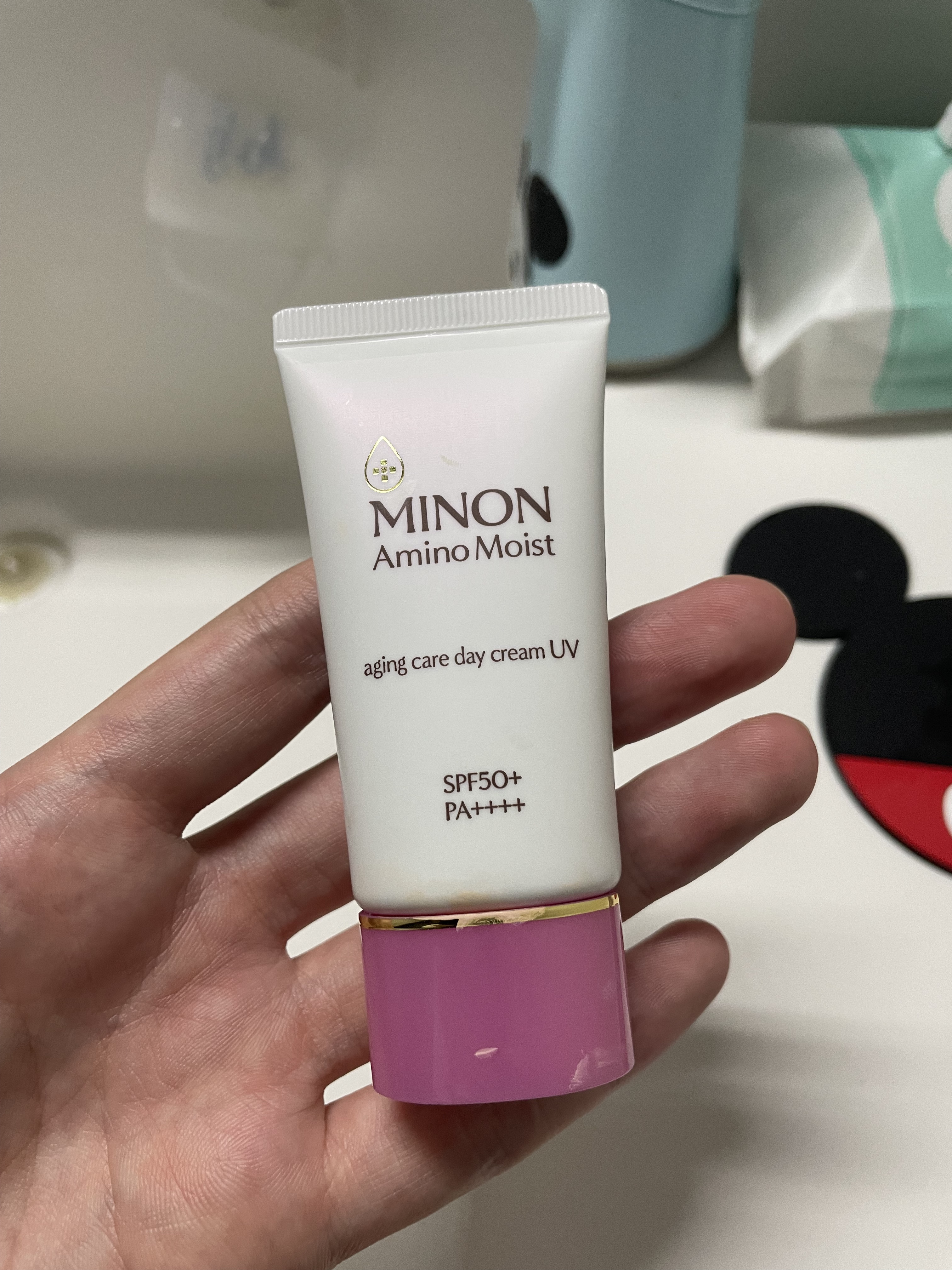 ミノン アミノモイスト エイジングケア デイクリームUV/ミノン/日焼け止めクリームを使ったクチコミ（2枚目）