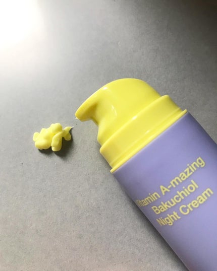 ビタミンA-mazingバクチオールナイトクリーム/By Wishtrend/フェイスクリームを使ったクチコミ(2枚目)