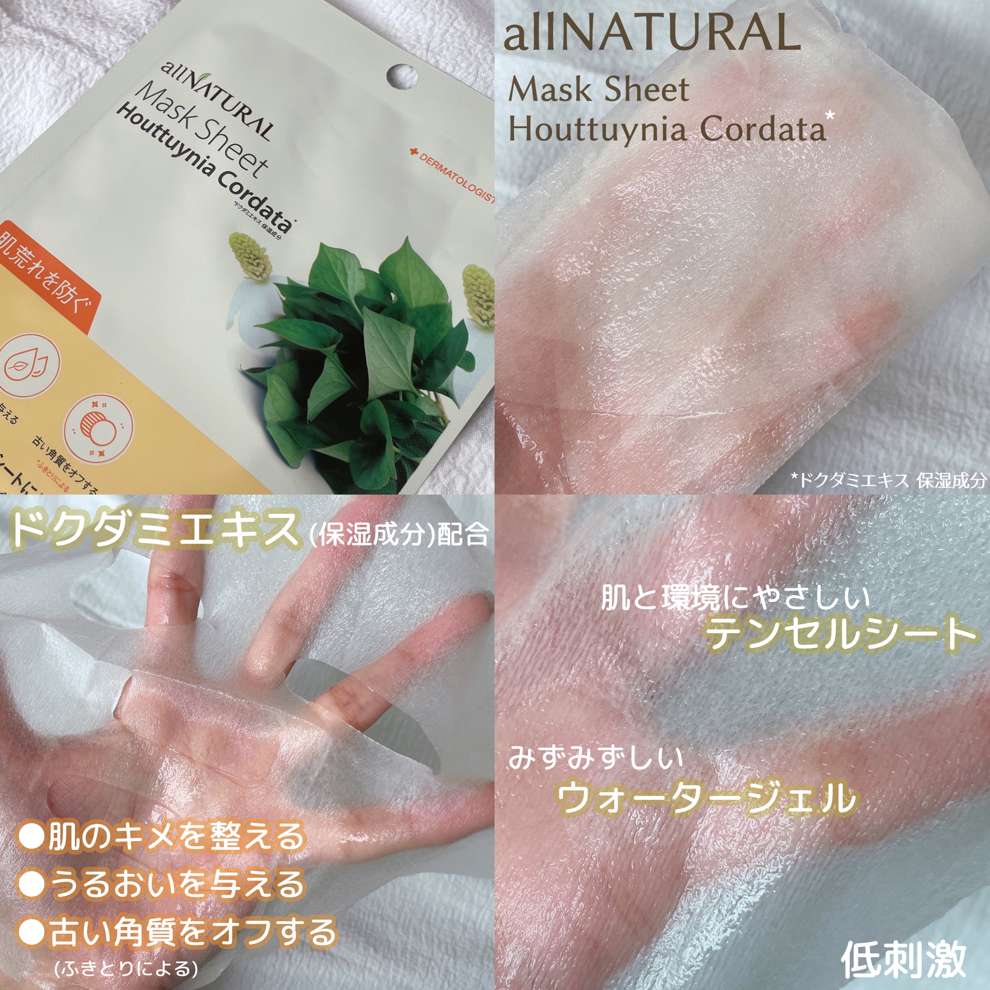 オールナチュラル マスクパックDK 25ml/allNATURAL/シートマスク・パックを使ったクチコミ（2枚目）