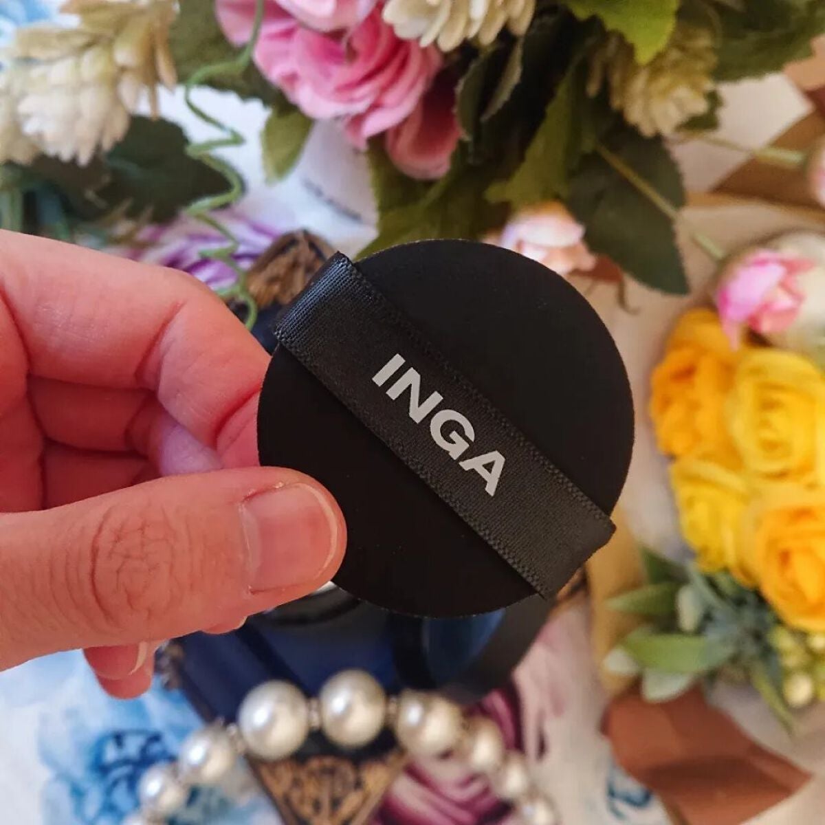 パーフェクト フィクシング クッション/INGA/クッションファンデーションを使ったクチコミ(4枚目)