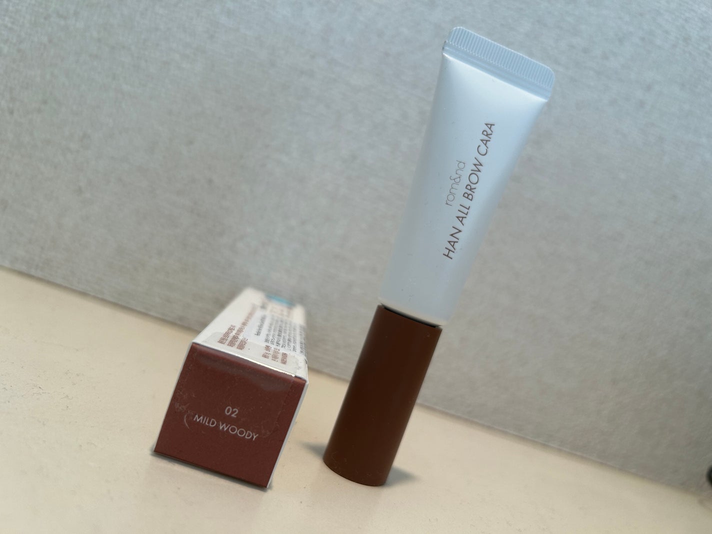 ハンオールブロウカラ/rom&nd/眉マスカラを使ったクチコミ(3枚目)