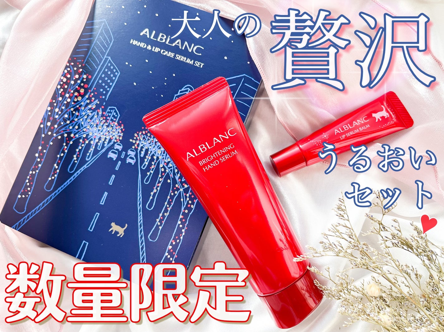 ハンド&リップ セラム セット/ALBLANC/その他キットセットを使ったクチコミ(1枚目)